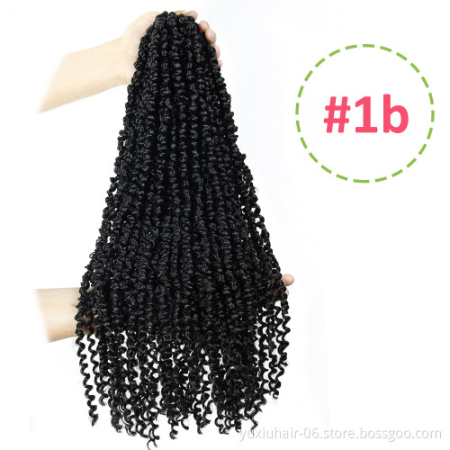 passion twist crochet hair 22 inches braiding hair for women wholesale synthetic crochet braid hair